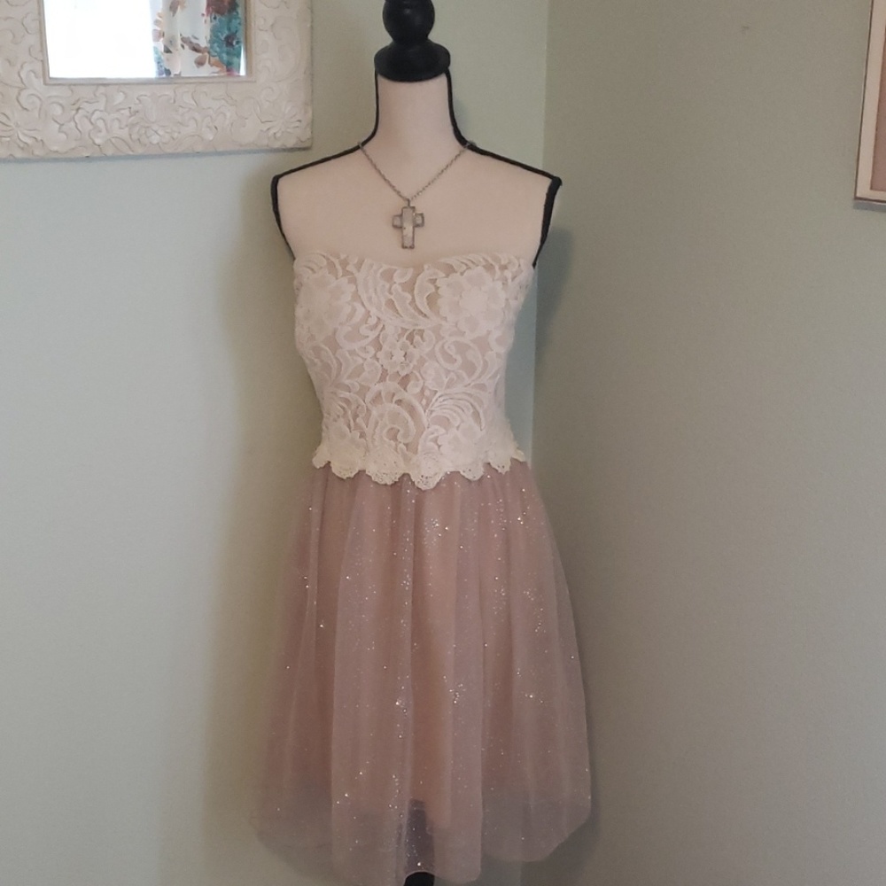 Deb Lace Sparkle Dress